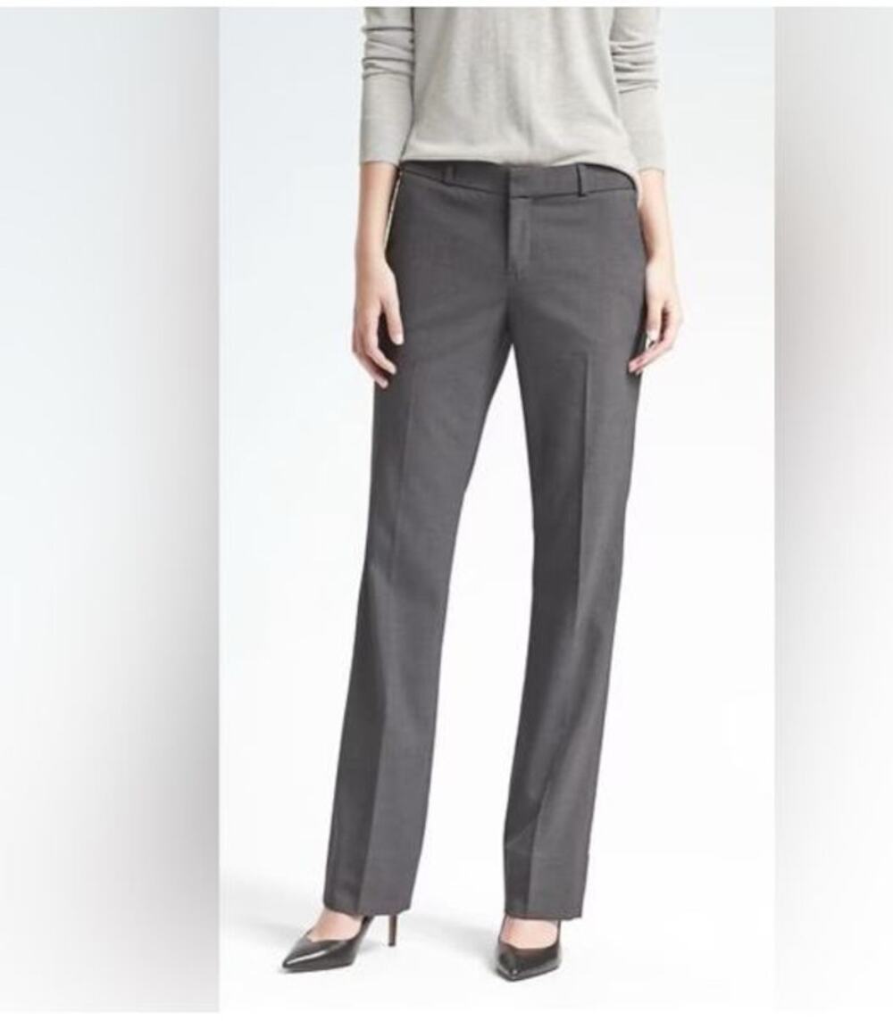 NWT Banana Republic The Logan Fit Stretch Dress Pants Business Career sz 10